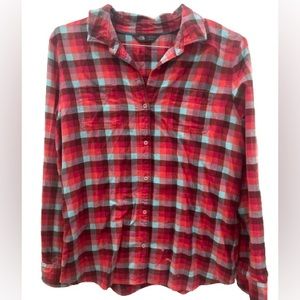 Northface plaid button up